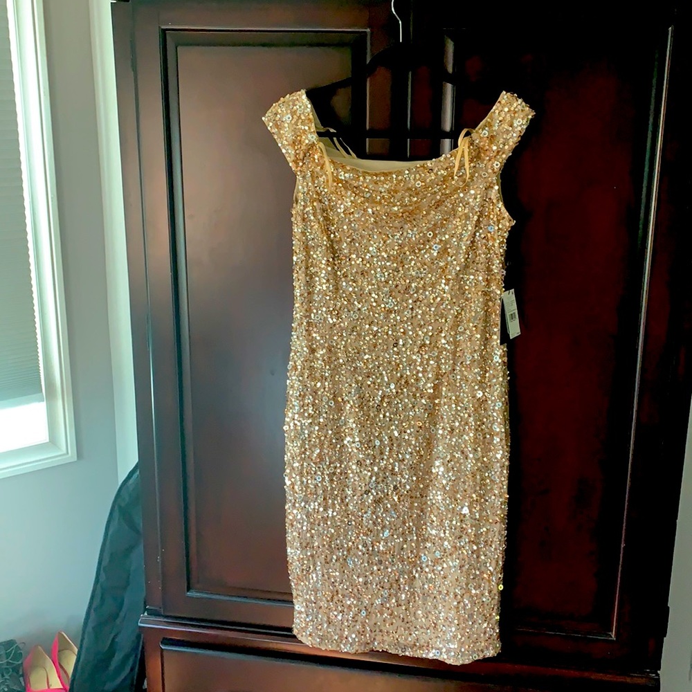 NWT Off Shoulder Adrianna Papell dress